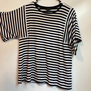 J. Crew Color Block Striped Short Sleeve